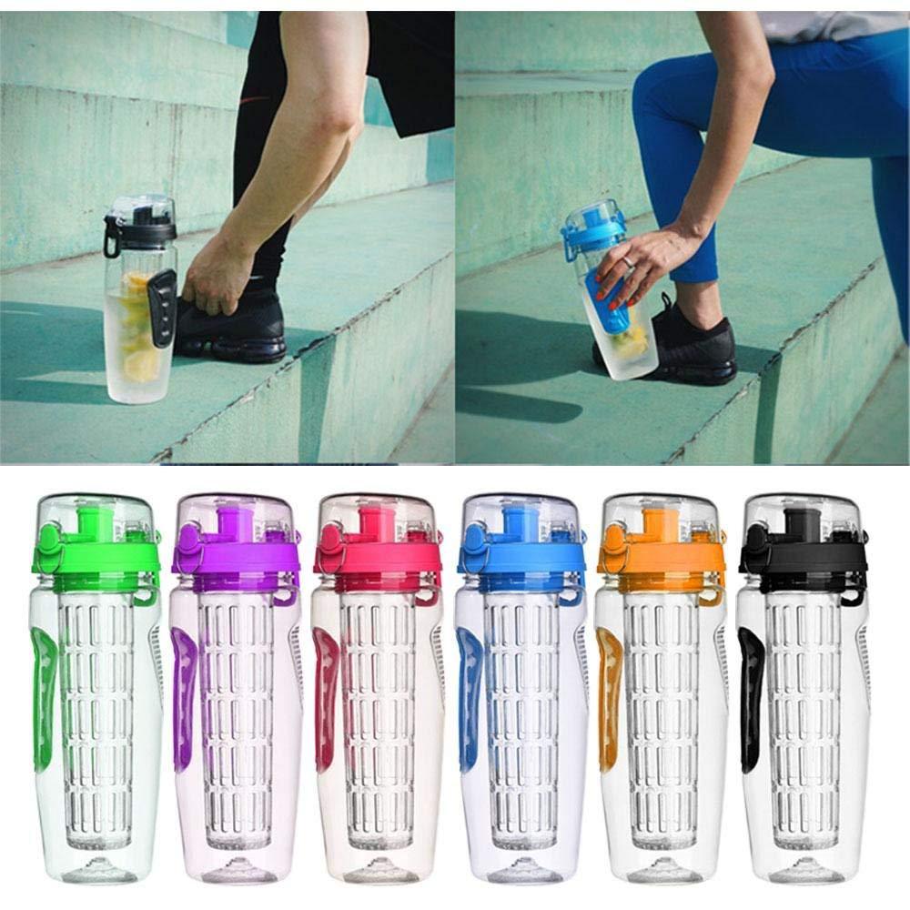 32Oz Fruit Infusing Water Bottle Water Fruit Bottle BPA Free Plastic Sport Fruit Infuser Water Bottles With Infuser Juice Shaker Drink Bottle Of Water